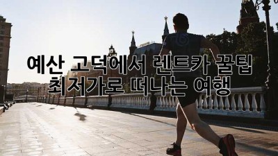 예산 고덕에서 렌트카 꿀팁🍯 최저가로 떠나는 여행!